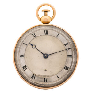 Rare French gold quarter repeating pocket watch Circa 1819