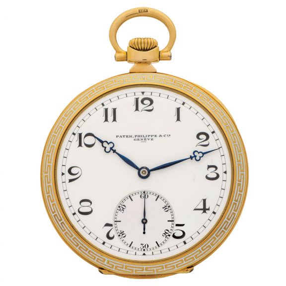 Swiss yellow gold and champleve enamel dress watch Circa 1910