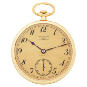 Swiss gold pocket watch with extra quality movement Circa 1922