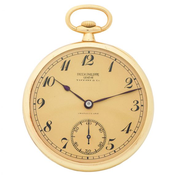 Swiss gold pocket watch with extra quality movement Circa 1922