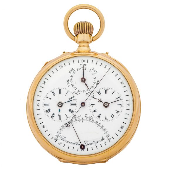 Swiss gold watch made for the Turkisch market Circa 1900