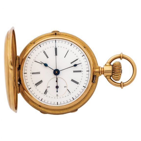 Swiss gold hunter made for the American market Circa 1870