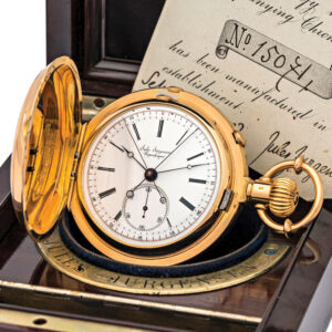 Danish/Swiss repeating lever split-seconds chronograph Circa 1887