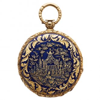 Swiss gold lady's watch made for the Chinese market Circa 1870