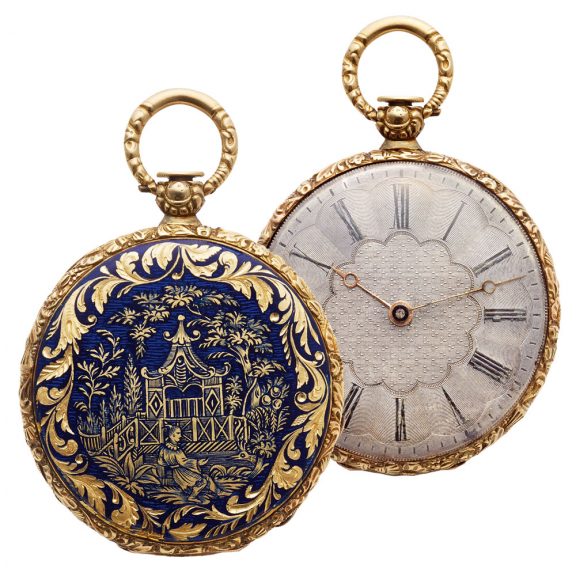Swiss gold lady's watch made for the Chinese market Circa 1870 Swiss gold lady's watch made for the Chinese market Circa 1870
