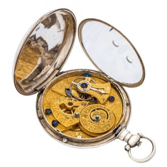 Swiss silver-gilt watch made for the Chinese market Circa 1870