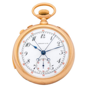 Swiss gold five-minute repeating split-second chronograph Circa 1900