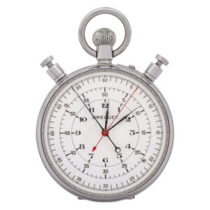 French chromed split seconds chronograph Circa 1950
