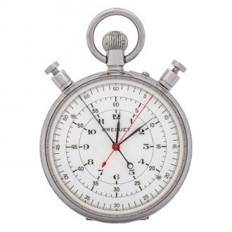 French chromed split seconds chronograph Circa 1950