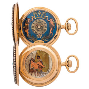 Swiss gold repeater made for the American market Circa 1900