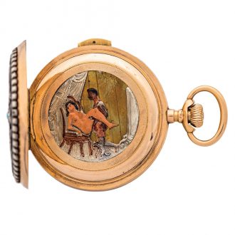 Swiss gold repeater made for the American market Circa 1900
