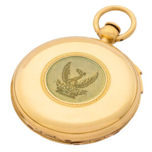 French gold miniature quarter repeating pocket watch Circa 1840