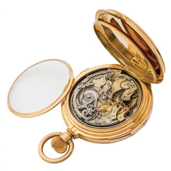 Swiss gold repeater made for the American market Circa 1900 Swiss gold repeater made for the American market Circa 1900
