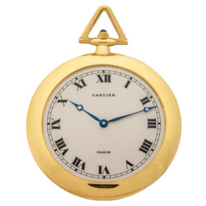 Elegant French 18 Carat yellow gold dress watch Circa 1980
