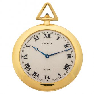 Elegant French 18 Carat yellow gold dress watch Circa 1980