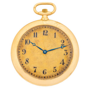 Extra thin French 18 carat yellow gold dress watch Circa 1905