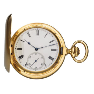 Swiss gold chronometer with 1st class tourbillon Circa 1895