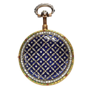 French gold quarter repeating verge pocket watch Circa 1780chronometer Circa 1796