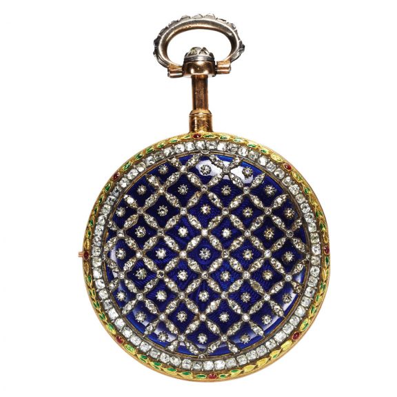 French gold quarter repeating verge pocket watch Circa 1780chronometer Circa 1796