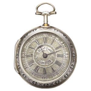 English sterling silver quarter repeating pocket watch Circa 1690