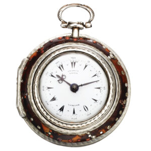English sterling silver verge made for the Islamic market Circa 1780