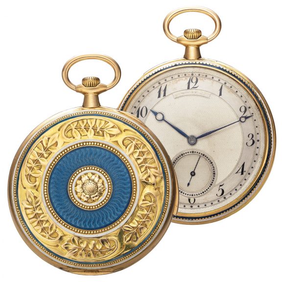 French 18K gold minute repeating keyless pocket watch Circa 1910 French 18K gold minute repeating keyless pocket watch Circa 1910