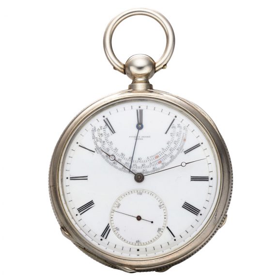 Swiss silver chronometer with one-minute tourbillon Circa 1880