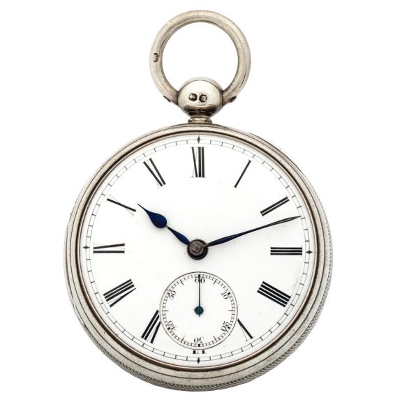 Danish silver spring detent deck chronometer pocket watch Circa 1800