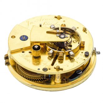 Danish silver spring detent deck chronometer pocket watch Circa 1800