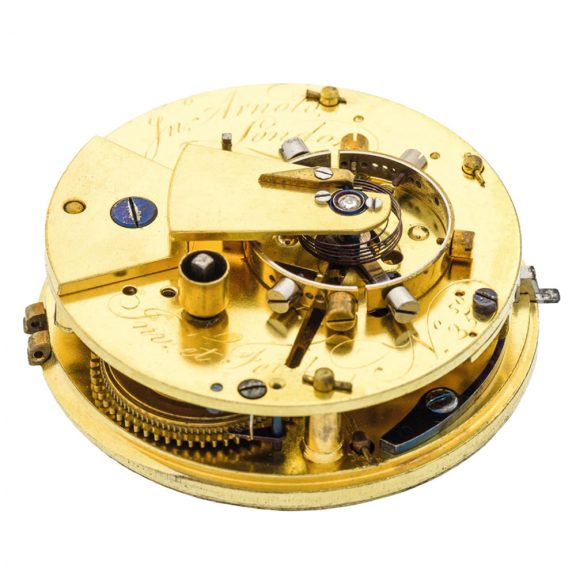 Danish silver spring detent deck chronometer pocket watch Circa 1800 Danish silver spring detent deck chronometer pocket watch Circa 1800