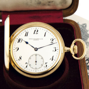 Swiss 18 carat yellow gold hunting cased dress watch Circa 1911