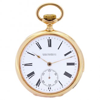 Swiss gold five-minute repeating pocket watch Circa 1891
