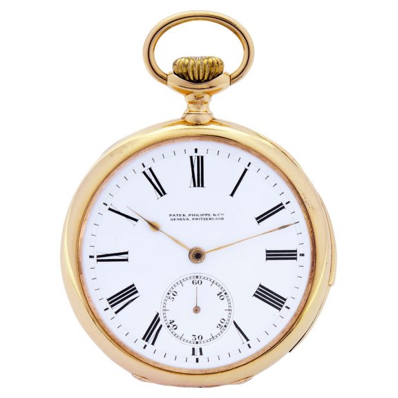 Swiss gold five-minute repeating pocket watch Circa 1891 Swiss gold five-minute repeating pocket watch Circa 1891