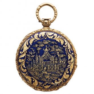 Swiss gold lady's watch made for the Chinese market Circa 1870
