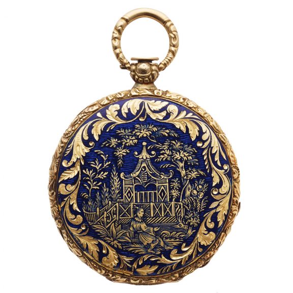 Swiss gold lady's watch made for the Chinese market Circa 1870
