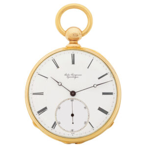 Fine Danish/Swiss gold chronometer key-wound pocket watch Circa 1870