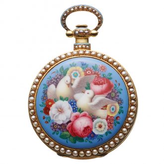 Swiss duplex watch made for the Chinese market Circa 1870