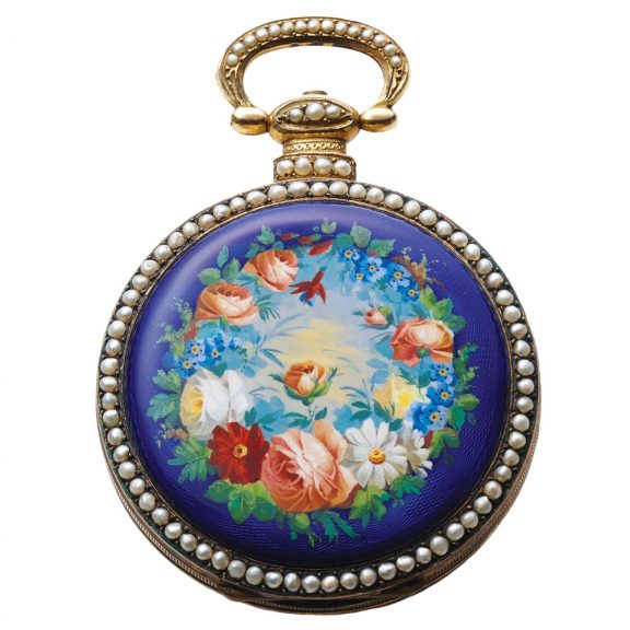 Swiss gilt-brass watch made for the Chinese market Circa 1860