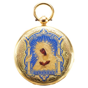 Swiss gold lady's watch made for the Polish market Circa 1845