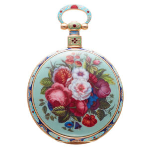 Swiss gold Jacot duplex watch for the Chinese market Circa 1870