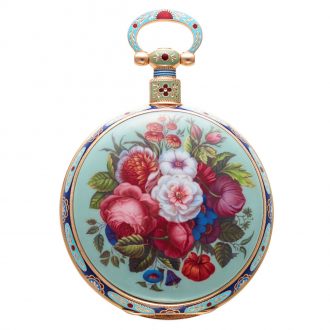 Swiss gold Jacot duplex watch for the Chinese market Circa 1870