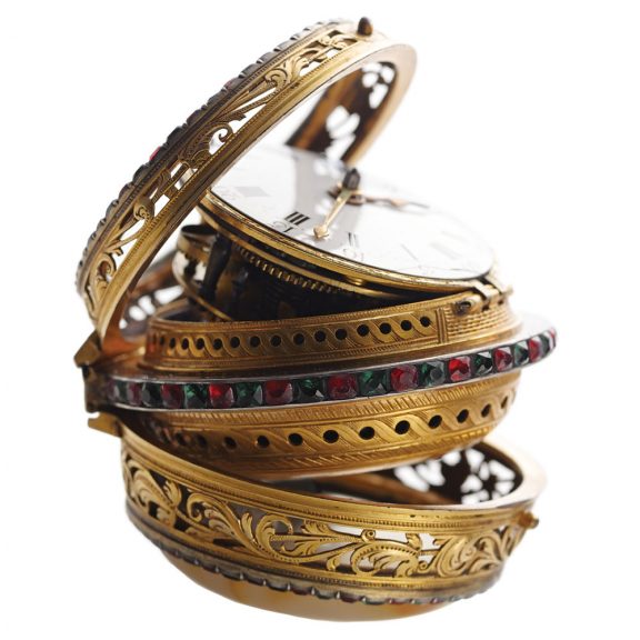 English gilt-metal watch for the Chinese market Circa 1760 English gilt-metal watch for the Chinese market Circa 1760