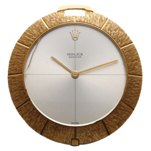 Unusual Swiss 18 carat gold textured dress watch Circa 1965