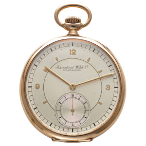 Fine Swiss 14 carat yellow gold lever pocket watch Circa 1930