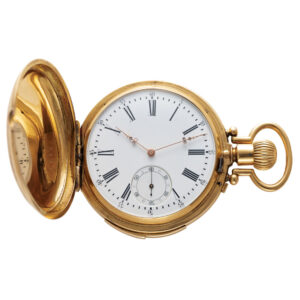 Swiss gold quarter repeating lever chronometre Circa 1880