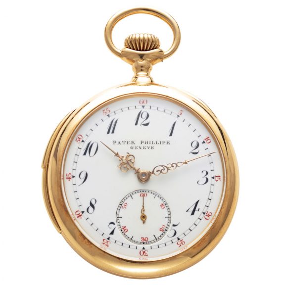 Swiss gold five minute repeating pocket watch Circa 1907