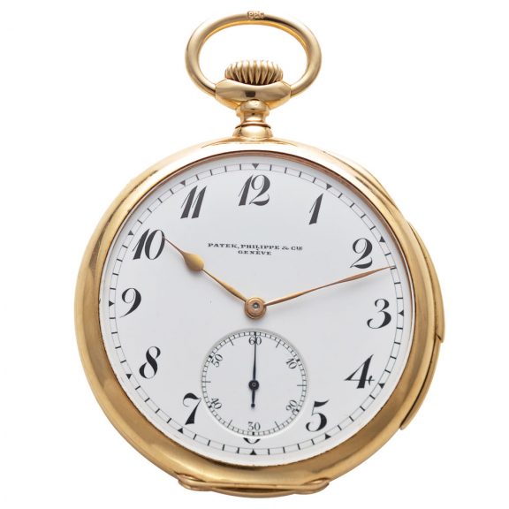 Swiss gold minute repeating lever pocket watch Circa 1912