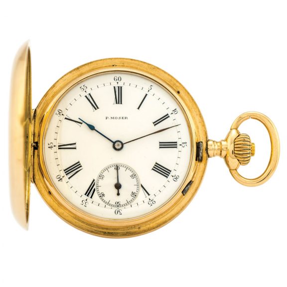 Swiss gold hunter made for the Russian market Circa 1890