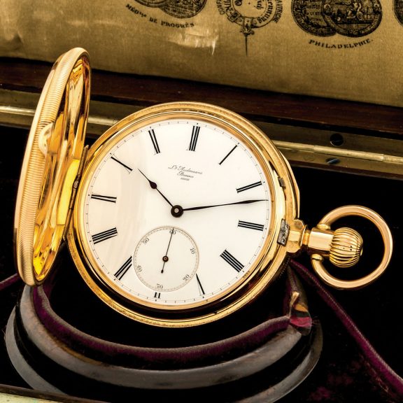 Swiss pink gold 1ste quality precision pocket watch Circa 1890
