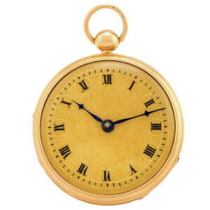Small Swiss 18 carat gold musical pendant watch Circa 1825